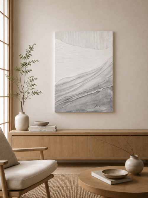 Canvas Greige Escape  70x90 cm