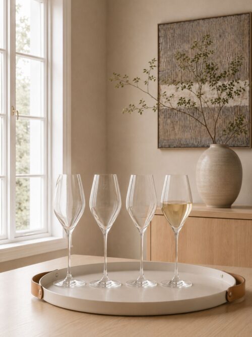 Champagneglas Grace Transparent 4-p