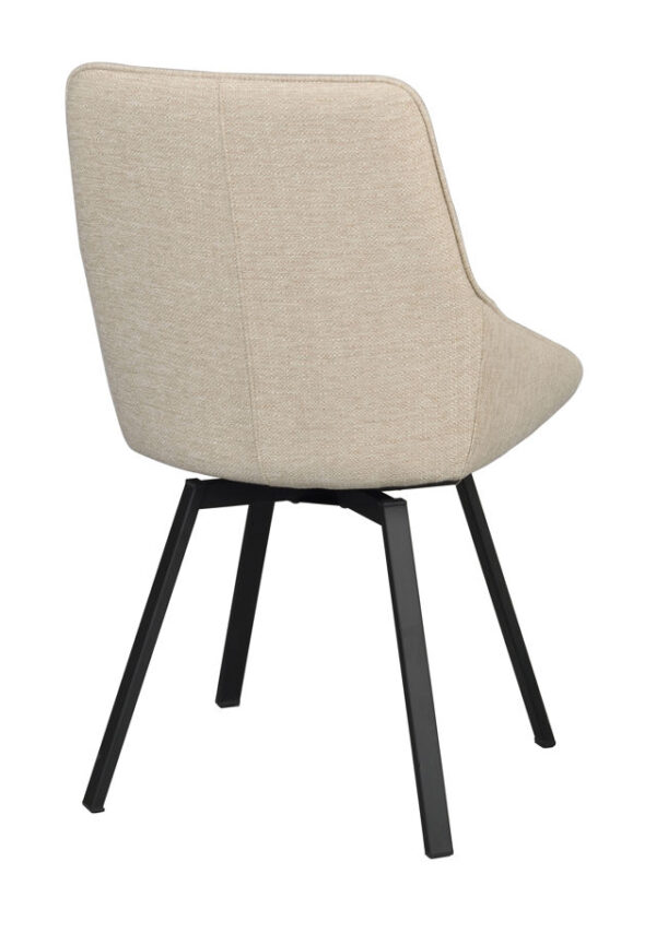Alison stol snurrfunktion Ljusbeige/svart - Bild 4