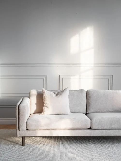 3-sitssoffa Braden ljusbeige ek
