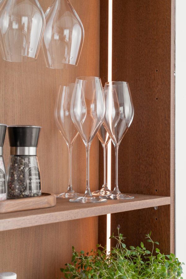 Champagneglas Grace Transparent 4-p