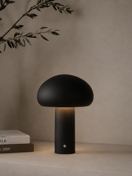 Portabel led lampa Nemille mörk grafit