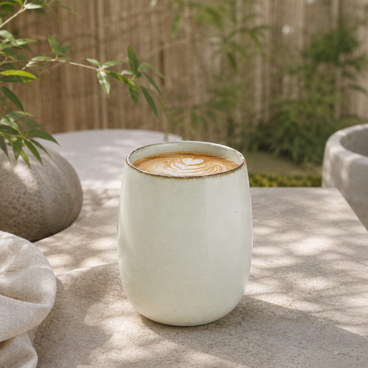 Lattemugg Amera 6-p sand ☕️