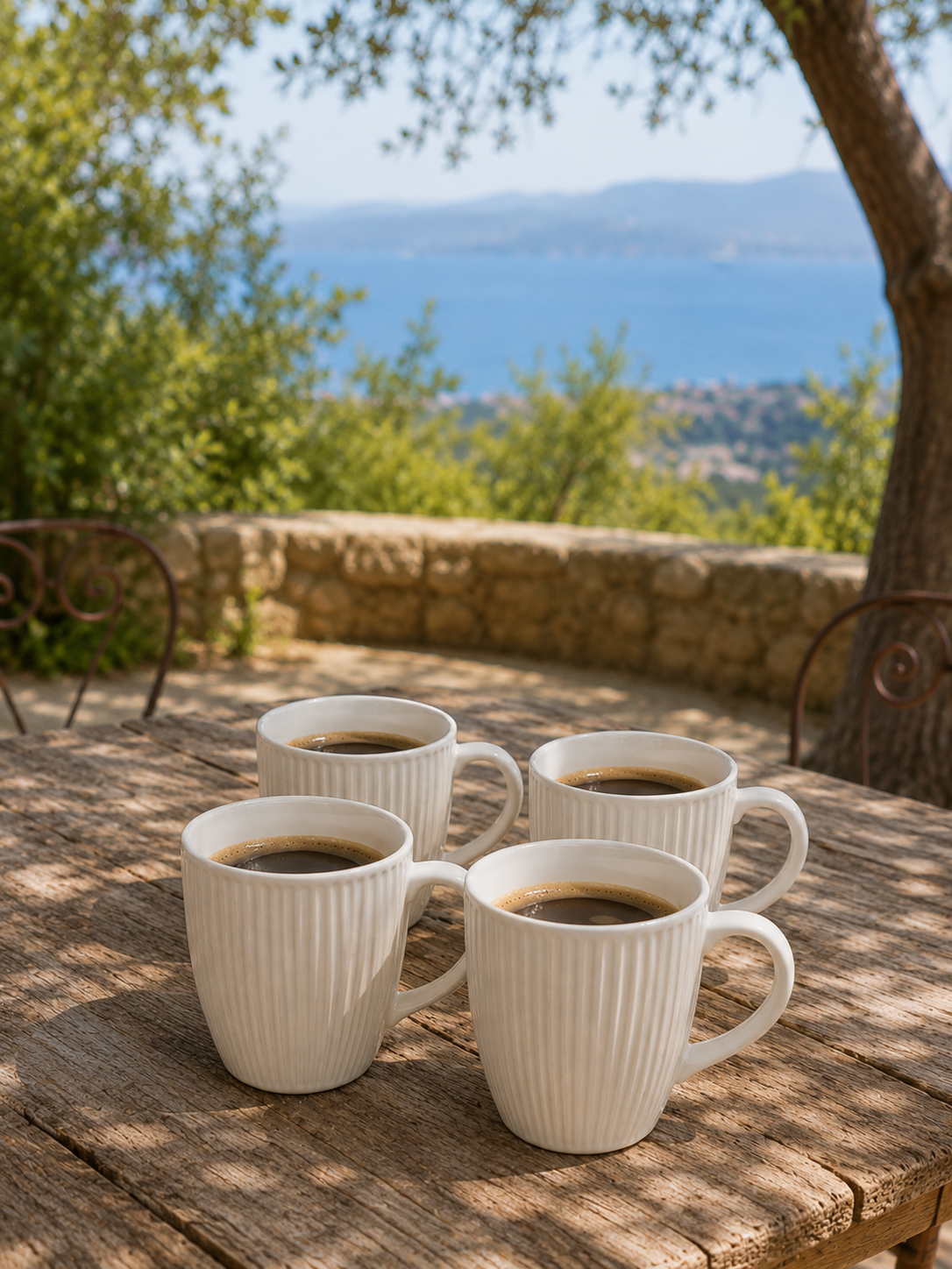 Kaffemuggar vita 4-p