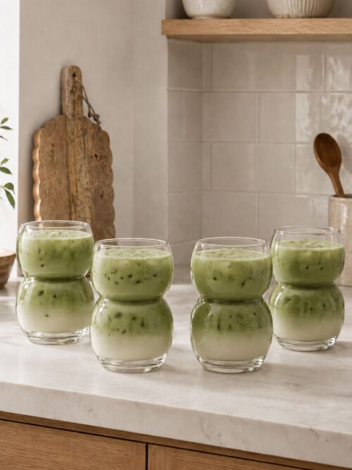 Glas Matcha Latte 4-pack
