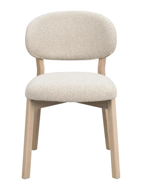 Matstol Patterson 2-p beige/vitpigmenterad
