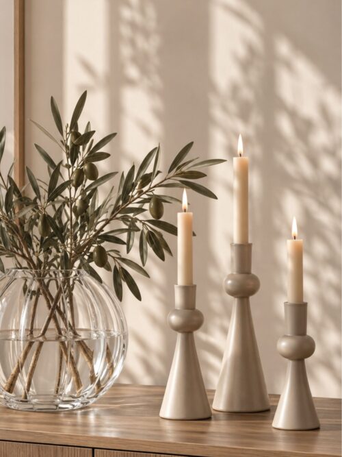Ljusstake Belmont Dune- set/3